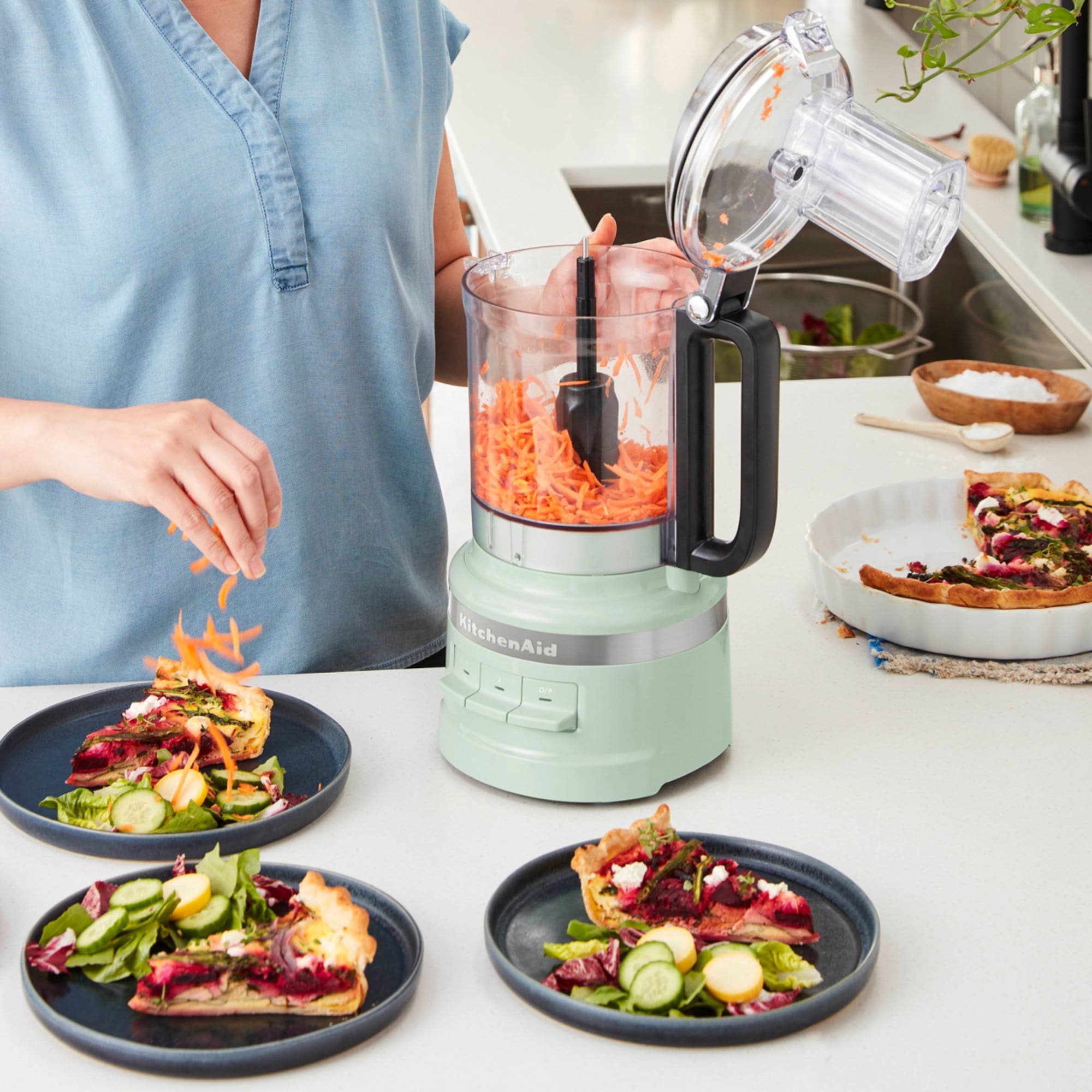 KitchenAid KFP0921 Food Processor 9 Cup Pistachio Kitchen Warehouse™